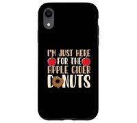Apple Picking Funny I'm Just Here For The Apple Cider Donuts Carcasa para iPhone XR
