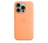 Apple Silicone MagSafe Case iPhone 15 Pro Orange Sorbet - MT1H3ZM/A