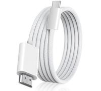 Apple USB-C to HDMI Cable 4K@60Hz for iPhone 15 16 17 to TV, MFi Certified Nylon Braided High-Speed Type-C to HDMI 2.1 Cord [Thunderbolt 5/4/3 Compatible] for MacBook, iPad Pro, iMac, Galaxy S25/S24