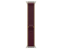 Apple Watch Band - Correa Loop Trail - 49 mm - Burdeos - Talla M/L | Acabado de la caja - Natural