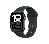 Apple Watch S10 Diamond Black Correa deportiva de aluminio Negro- S/M GPS 42mm MWWE3QF/A 2024