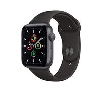 Apple Watch SE 2020 (GPS, 44MM) Caja de Aluminio Gris Espacial con Correa Deportiva Negra (Reacondicionado)