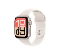 Apple Watch SE 3 (2025), GPS, 44 mm, Blanco estrella, Blanco estrella, M/L