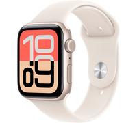 Apple Watch SE 3 GPS+Cellular caja de aluminio blanco estrella de 44 mm y correa deportiva blanco estrella-Talla M/L.Monitores de entreno y sueño,monitor de frecuencia cardiaca,pantalla siempre activa