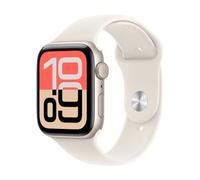 APPLE Watch SE 3 GPS 44 mm Blanco Estrella Aluminio con Correa Deportiva Blanco Estrella (Tamaño M/L)
