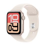 Apple Watch SE 3 GPS 44mm Starlight Aluminium Case with Starlight Sport Band - M/L