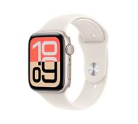 Apple Watch SE 3 GPS con Caja de Aluminio en Blanco Estrella de 44 mm y Correa Deportiva Blanco Estrella-Talla S/M.Monitores de entreno y sueño,Monitor de frecuencia Cardiaca, Pantalla Siempre Activa