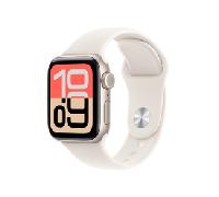 Apple Watch SE 3 GPS + Cellular 40mm Starlight Aluminium Case with Starlight Sport Band - M/L MEP74QL/A