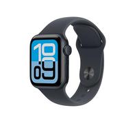 Apple Watch SE 3 GPS con caja de aluminio en color medianoche de 40 mm y correa deportiva color medianoche-Talla S/M.Monitores de entreno y sueño,monitor de frecuencia cardiaca,pantalla siempre activa