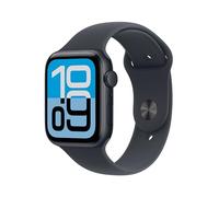 Apple Watch SE 3 GPS con caja de aluminio en color medianoche de 44 mm y correa deportiva color medianoche-Talla S/M.Monitores de entreno y sueño,monitor de frecuencia cardiaca,pantalla siempre activa