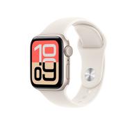 Apple Watch SE 3 GPS con Caja de Aluminio en Blanco Estrella de 40 mm y Correa Deportiva Blanco Estrella-Talla S/M.Monitores de entreno y sueño,Monitor de frecuencia Cardiaca, Pantalla Siempre Activa