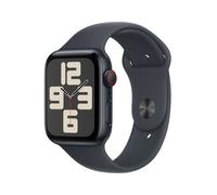 Apple Watch SE OLED 44 mm Digital 368 x 448 Pixeles Pantalla táctil 4G Negro Wifi GPS (satélite)