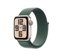 Apple Watch SE de 2.ª generación GPS + Cellular Smartwatch con Caja de Aluminio en Blanco Estrella de 40 mm y Correa Loop Deportiva Verde Lago. Monitores de entreno y sueño y Neutro en Carbono