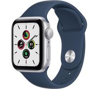 Apple Watch SE GPS 40Mm Caja De Aluminio Plateada Correa Deportiva Azul MKNY3
