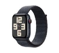 Apple Watch SE OLED 44 mm Digital 368 x 448 Pixeles Pantalla táctil 4G Negro Wifi GPS (satélite)