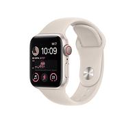 Apple Watch SE (Segunda generación) (GPS + Cellular, 40 mm), Carcasa de Aluminio Polarstern con Correa Deportiva Polarstern, Normal (Reacondicionado)
