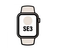 Apple watch se3/ gps/ 40mm/ caja de aluminio blanco estrella/ correa deportiva blanco estrella m/l