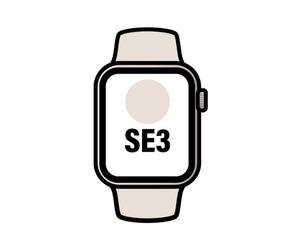 Apple watch se3/ gps/ cellular/ 44mm/ caja de aluminio blanco estrella/ correa deportiva blanco estrella m/l