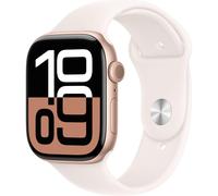 Apple Watch Series 10 (2024) GPS 46 mm - Aluminio Oro rosa - Correa deportiva - Reacondicionado -