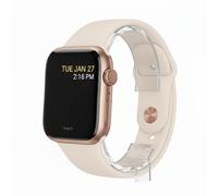 Apple Watch Series 10 (2024) GPS + Cellular 46 mm - Aluminio Oro rosa - Correa deportiva Blanco estrella - Reacondicionado -