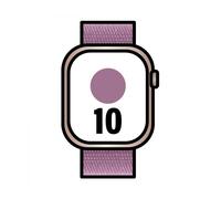 Apple watch series 10/ gps/ 42mm/ caja de aluminio oro rosa / correa deportiva rosa rubor m/l