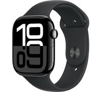 Apple Watch Series 10 GPS 46 mm aluminio negro azabache correa deportiva negra M/L Nuevo