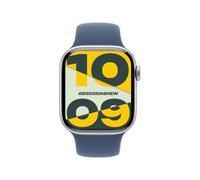 Apple Watch Series 10 GPS 46mm Aluminio plata Correa deportiva azul denim M/L | Reacondicionado: Como nuevo | 30 meses de garantía | AN696674