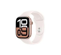 Apple Watch Series 10 GPS 46mm Caja Aluminio Oro Rosa con Correa Deportiva Rose Blush M/L