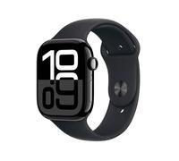 Apple Watch Series 10 GPS + Cellular 42mm Aluminio Negro Brillante con Correa Deportiva Negra M/L