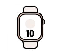 Apple watch series 10/ gps/ cellular/ 42mm/ caja de aluminio oro rosa / correa deportiva rosa rubor m/l