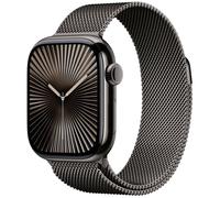 Apple Watch Series 10 GPS + Cellular 42mm Caja Titanio Pizarra con Correa Milanese Loop Pizarra