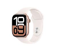 Apple Watch Series 10 OLED 42 mm Digital 374 x 446 Pixeles Pantalla táctil 4G Oro rosa Wifi GPS (satélite)