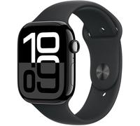 Apple Watch Series 10 GPS + Cellular 46mm Caja Aluminio Negro Azabache y Correa Deportiva Negra S/M