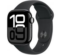 Apple Watch Series 10 4G 46 mm aluminio negro azabache correa deportiva negra M/L