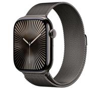 Apple Watch Series 10 GPS + Cellular 46mm Titanio Gris Caja con Correa Milanés de Acero Gris M/L - watchOS 11, 64 GB, 4G LTE
