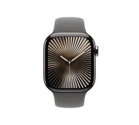 Apple Watch Series 10 GPS + Cellular 42mm Caja Titanio Natural con Correa Deportiva Gris Piedra S/M