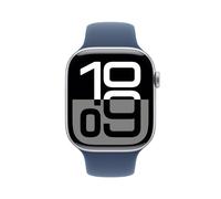 Apple - Watch Series 10 OLED 46 mm Digital 416 x 496 Pixeles Pantalla táctil 4G Plata Wifi GPS (satélite)