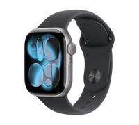 Apple Watch Series 11 42mm Aluminio Gris Correa deportiva Negra M/L - Smartwatch