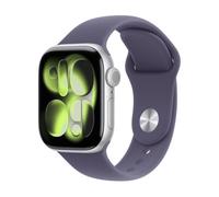 Apple Watch Series 11 GPS 42mm Caja de Aluminio Plata con Correa Deportiva Niebla Lila S/M