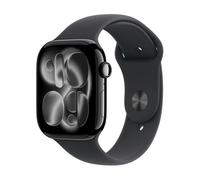 Apple Watch Series 11 GPS+Cellular con Caja de Aluminio en Negro Azabache de 46 mm y Correa Deportiva Negra-Talla M/L.Calidad del Sueño,monitores de entreno y Salud,Pantalla Siempre Activa