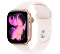 Apple Watch Series 11 GPS+Cellular con Caja de Aluminio en Oro Rosa de 42 mm y Correa Deportiva Rosa Rubor-Talla S/M.Calidad del Sueño,monitores de entreno y Salud,Pantalla Siempre Activa