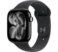 Apple Watch Series 11 5G 46 mm aluminio negro azabache correa deportiva negra M/L