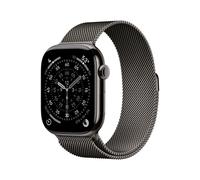 Apple Watch Series 11 Celular 46mm Titanio Pizarra con Correa Loop Milanesa Pizarra M/L
