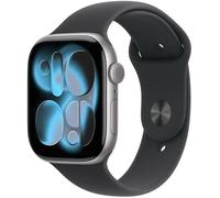 Apple Watch Series 11 GPS 42 mm de aluminio gris espacial con correa deportiva negra M/L