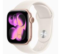 Apple Watch Series 11 GPS 42mm Aluminio Oro rosa MEU04 S/M Correa deportiva Rosa rubor claro
