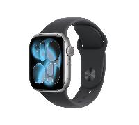 Apple Watch Series 11 GPS 42mm Space Grey Aluminium Case with Black Sport Band - M/L