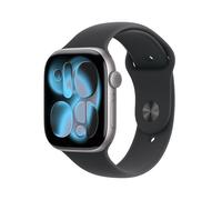 APPLE Watch Series 11 GPS 46 mm Gris Espacial Aluminio con Correa Deportiva Negro (Tamaño S/M)