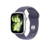 Apple Watch Series 11 GPS+Celluar con Caja de Aluminio en Plata de 42 mm y Correa Deportiva Color Niebla Lila -Talla M/L.Calidad del Sueño,monitores de entreno y Salud,Pantalla Siempre Activa