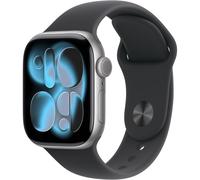 Apple Watch Series 11 GPS + Cellular 42 mm Caja de aluminio Gris espacial con Sport Band Negro S/M