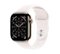 APPLE Watch Series 11 GPS + Cellular 42 mm Titanio Dorado con Correa Deportiva Rosa (Tamaño S/M)